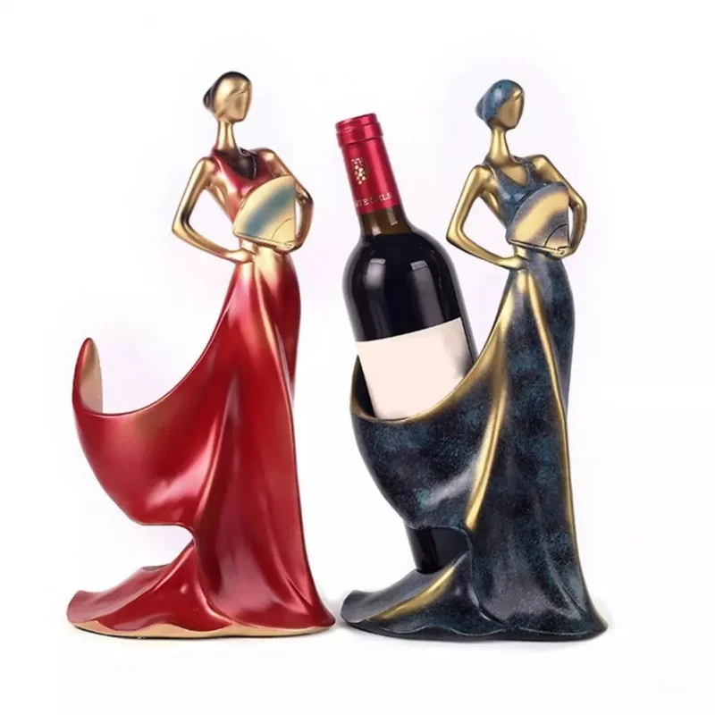 

Nordic Home Decoration Girly Wine Ra Statue Ornaments Resin Art Crafts Wine Ra ornaments home modern Room Decor Vintage Desk