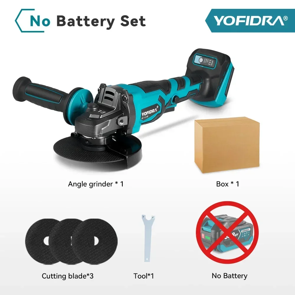 

Yofidra Бесщеточная угловая шлифовальная машина 125 мм