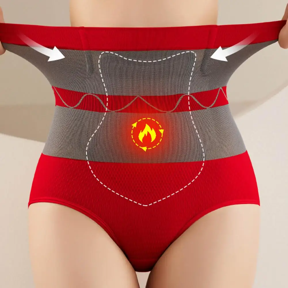 

Теплое женское нижнее белье, зимние Трусики с высокой талией, плоские трусики, теплые Бесшовные трусы для дворца, Самонагревающиеся трусы, Т...