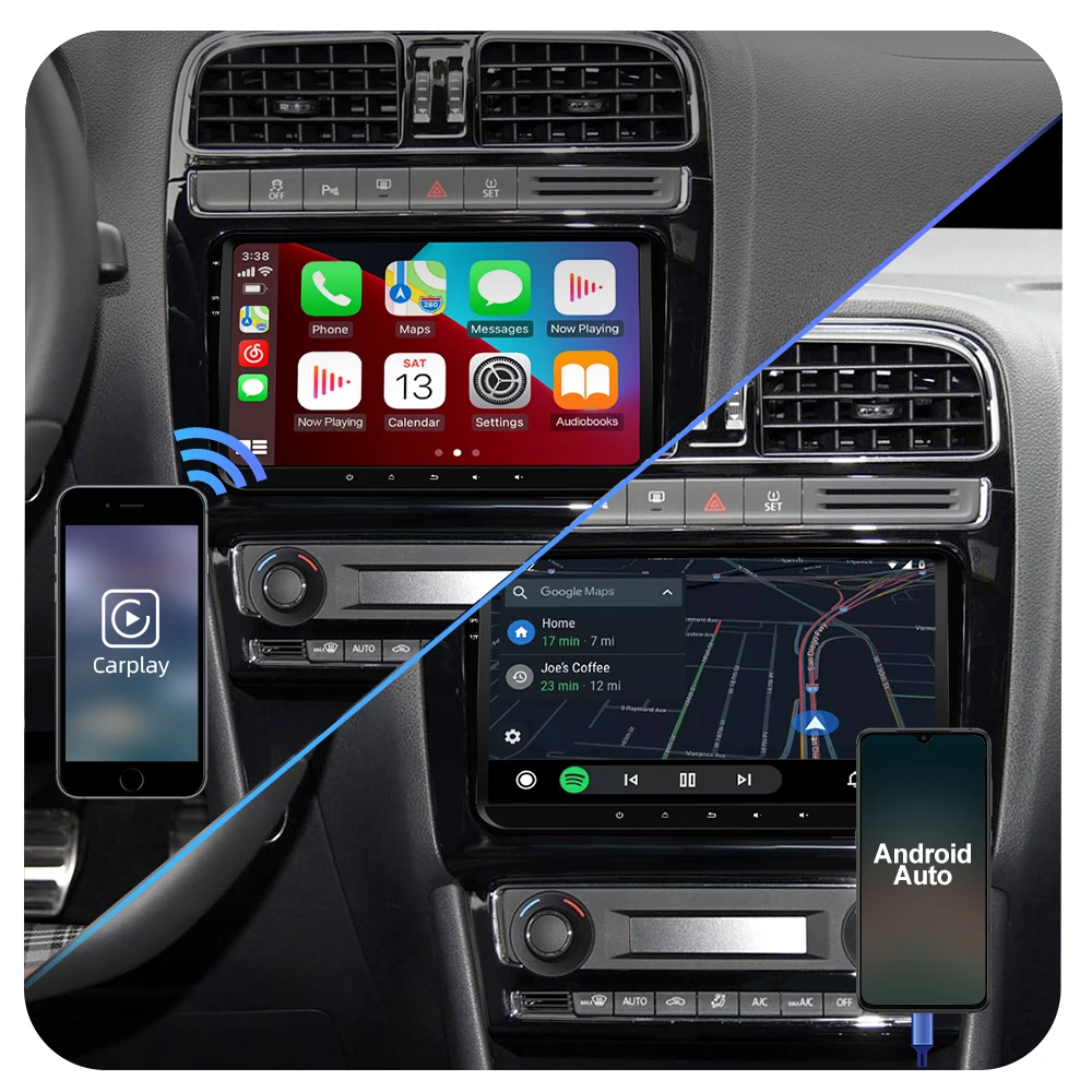 Автомобильный радиоприемник Isudar Android 10 для Volkswagen Golf POLO SKODA Fabia Octavia с Carplay Androidauto