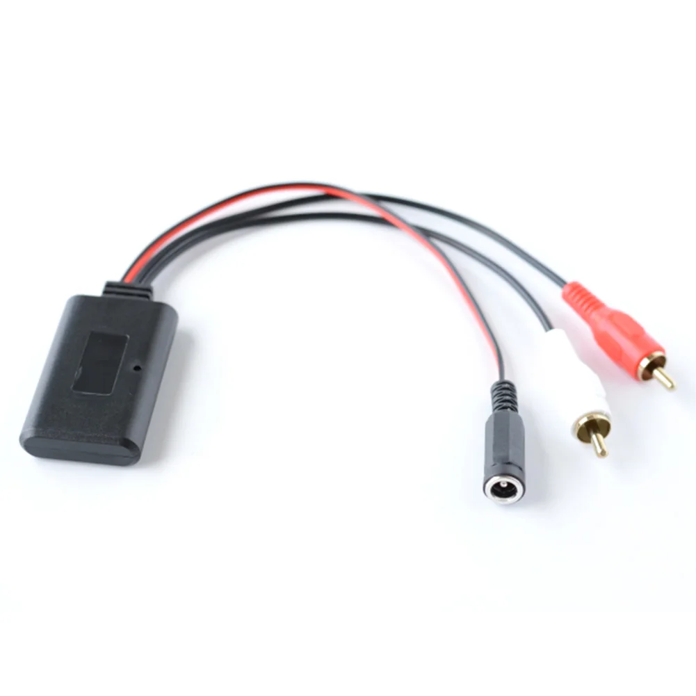 

Автомобильный радиоприемник с поддержкой Bluetooth, 12 В, AUX адаптер, музыкальный стереоприемник для транспортных средств с интерфейсом 2RCA
