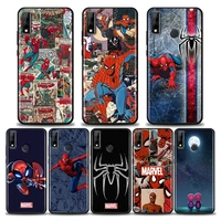 venom for huawei mate 10 20 lite 40 pro cases soft back cover spiderman marvel comics phone case for huawei y7 y9 2019 y8s coque