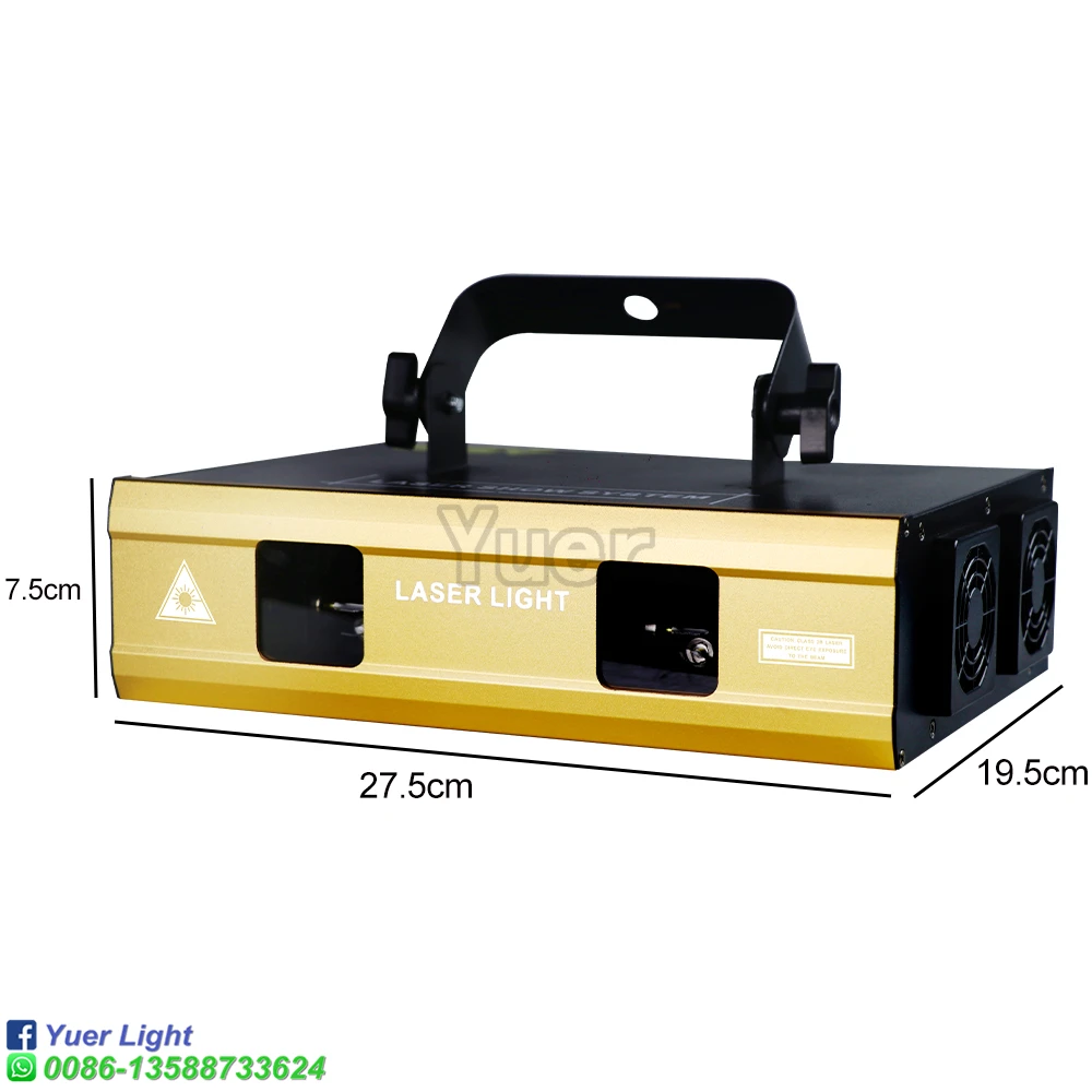 Праздвечерние чный лазерный прожектор с двойной головкой сценическое