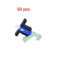 50pcs high quality sc upc sm single mode optical connector ftth tool cold sm fast connector tool fiber optic embedded