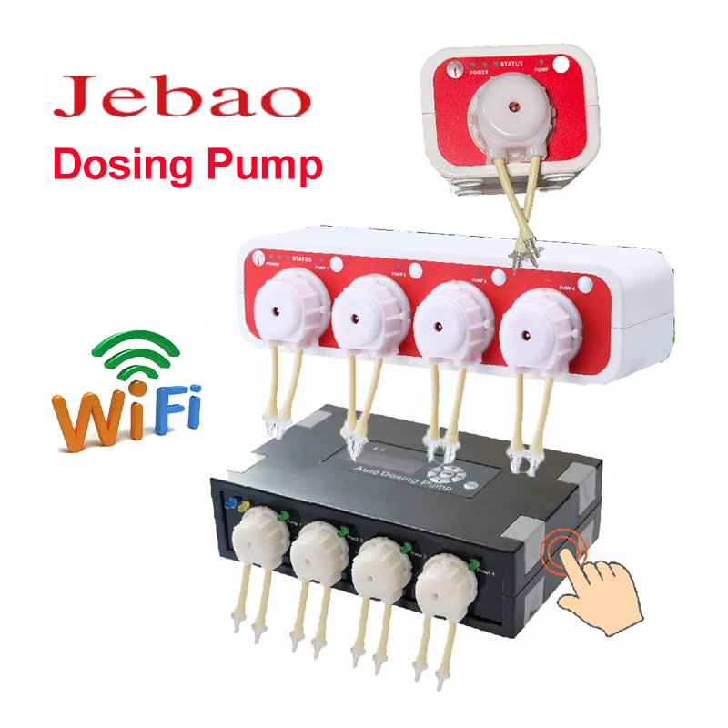 

JEBAO Coral Cylinder Automatic Titration Pump Peristaltic Pump Auto Dosing Pump Timing DP2 DP3 DP4 DP5 DOSER3.4 3.1