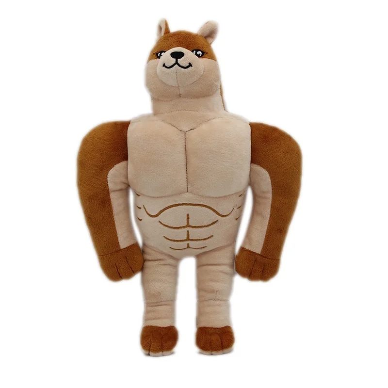 

30cm New Swole Doge Plush Toy Cute Animal Swole Doge Soft Stuffed Pillow Doll 30cm Gifts For Child Boys Doll