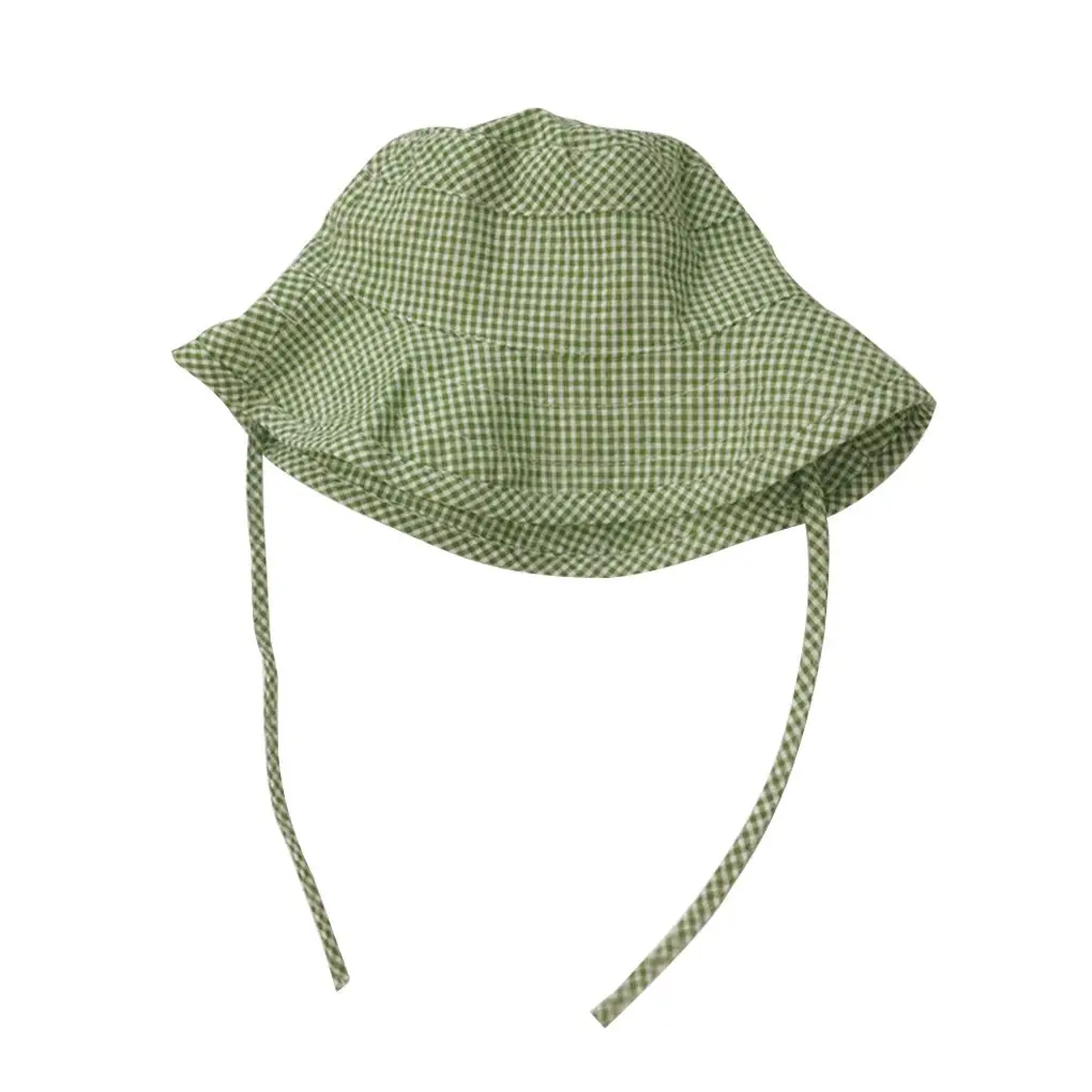 

Новинка 2020, клетчатая детская Панама в клетку, Детская Солнцезащитная шляпа, складная рыболовная Кепка для весны и лета, пикиновая
