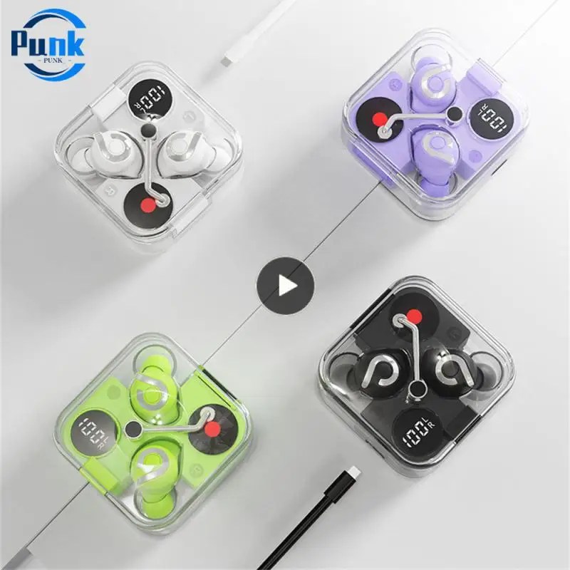 

Foldable Stereo Music Headphones Low Delay Headset Touch Control Active Noise-cancellation Sport Earbuds Mini Portable