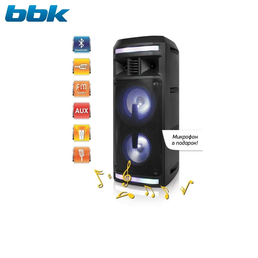 Беспроводная акустическая система BBK BTA602 черный