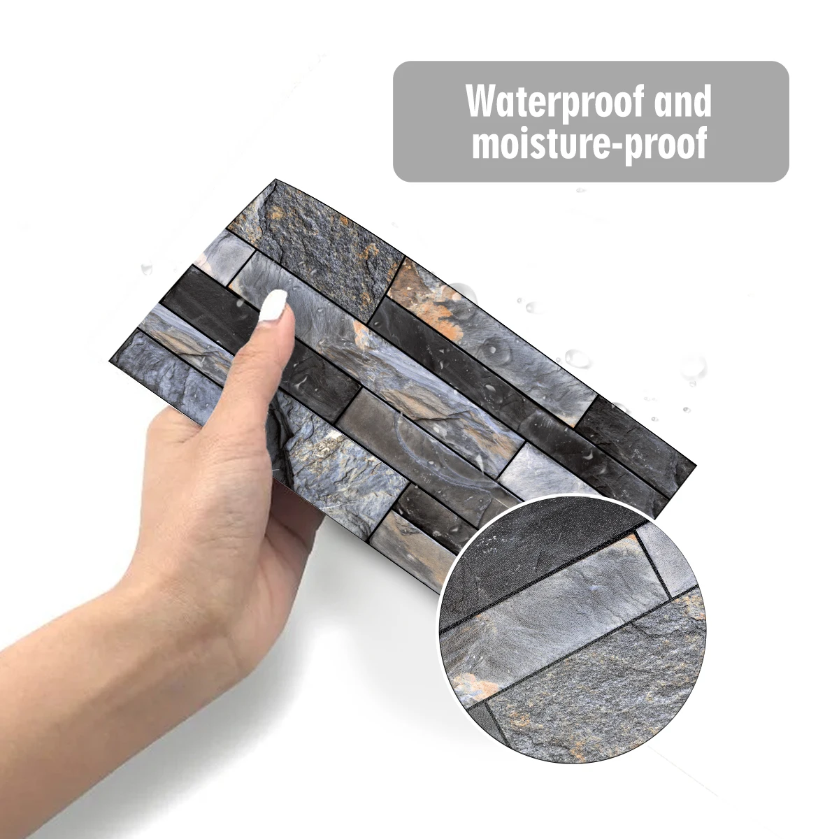 12 шт. водонепроницаемые наклейки для кухни с эффектом 3D