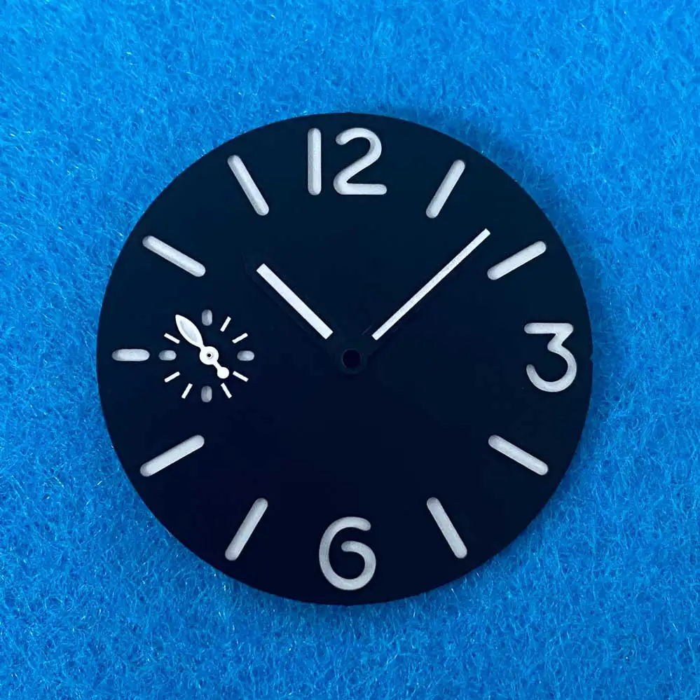 Циферблат для часов 34 5 мм/36 мм + зеленые стрелки светящиеся аксессуары подходит ETA