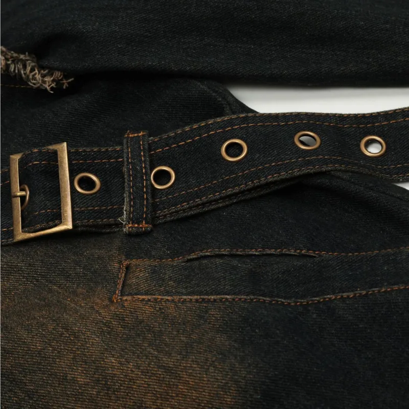 DEAT женское джинсовое пальто в стиле пэчворк однобортные винтажные потертые