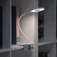 led charging clamp table lamp ultra long battery life smart and compact three speed dimming table lamp
