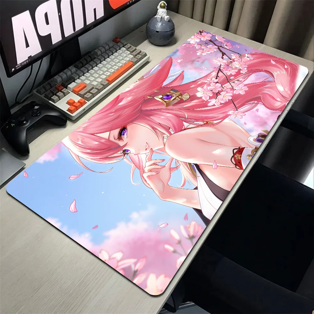 Коврик Для Мыши Genshin Impact Guuji Yae XXL - Игровой