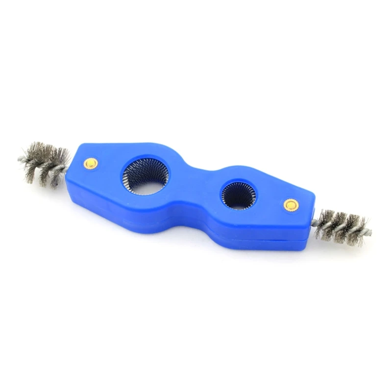 

4 in 1 Pipe Cleaning Tool Practical Wire Brush Battery Terminal and Post Brush Pipe Deburring Brush for Copper DropShipping