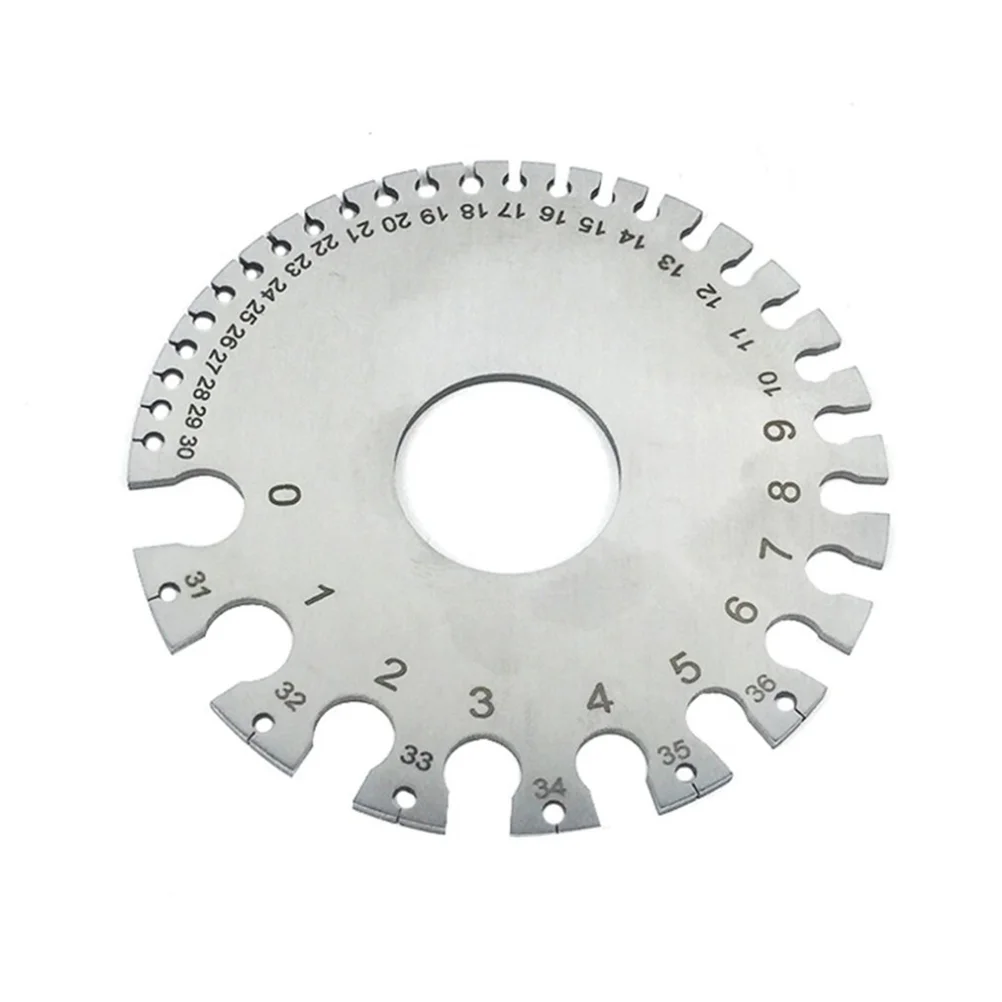 Измеритель диаметра круглого провода линейка толщины кабеля измерительный