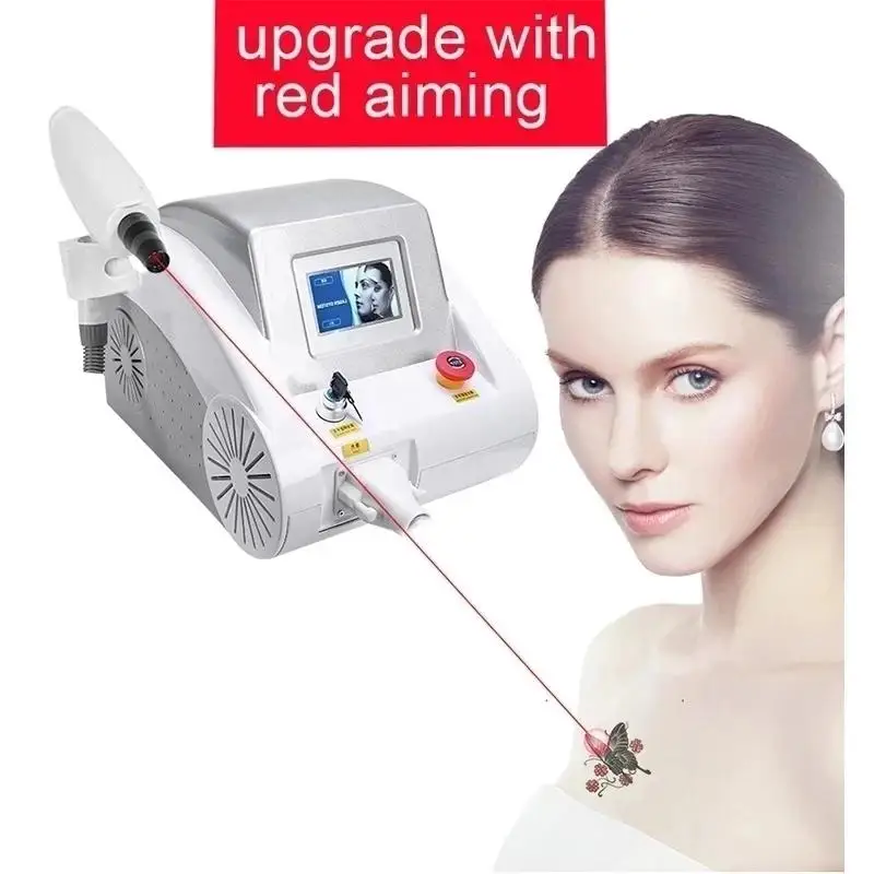 

Portable Picosecond Tattoo Laser Machine Q Switched Nd Yag Pico Pigment Removal Dark Spot Speckle Acne Removal Equipment