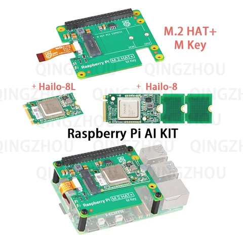 Расширение платы Raspberry Pi 5 AI KIT Hailo-8