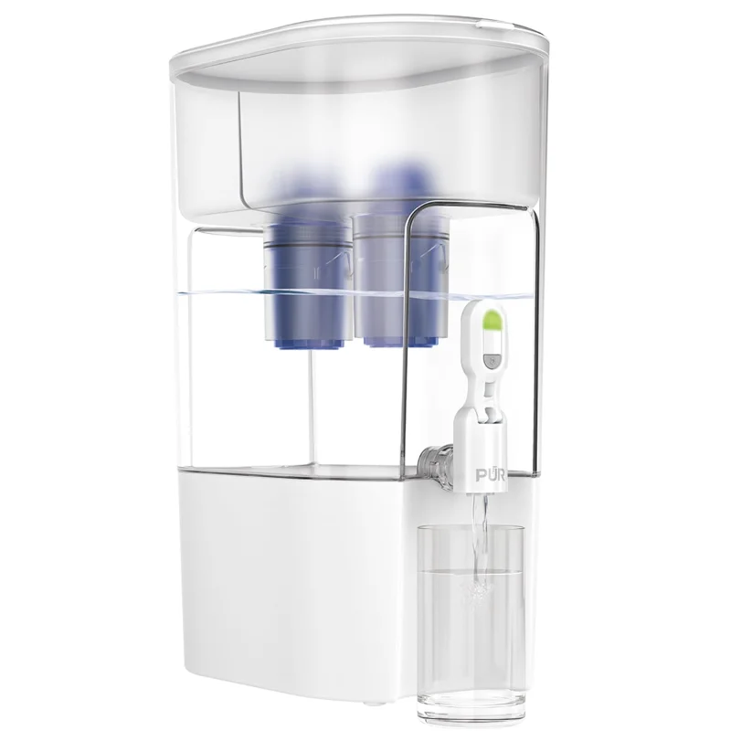

PUR 44 Cup Extra Large Dispenser Filtration System with 2 Filters, PDI4000Z, White/Blue