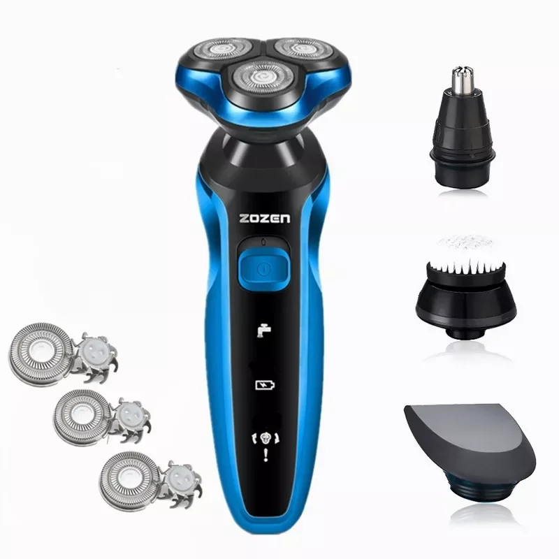 

Electric Shaver Rechargeable Electric Razor Shaving Machine Cleaning Beard Razor for Men Wet and Dry Waterproof Washable ZN1159