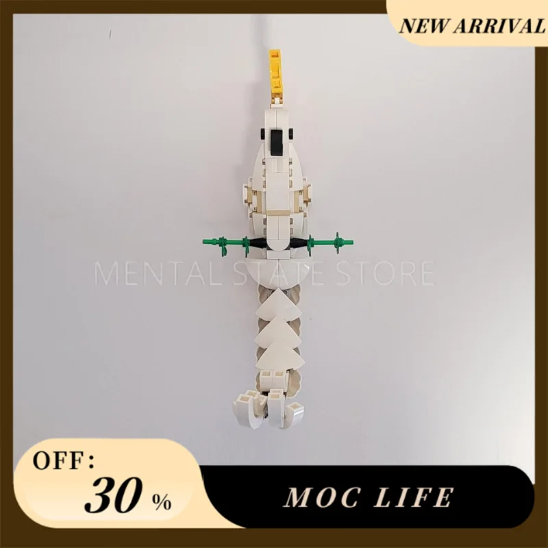 Новинка 152 шт. индивидуальные MOC вращающиеся кокаду строительные блоки