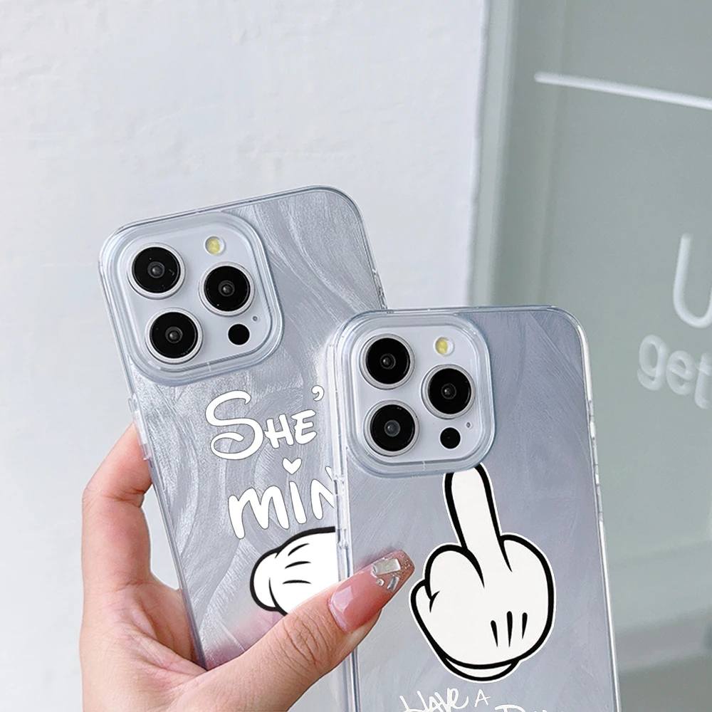 Для Redmi Note 8 9 10 11 12 13 Pro Max 9S 10S 11S 12S Чехол с шифоновой текстурой и перьями SS287 Disney