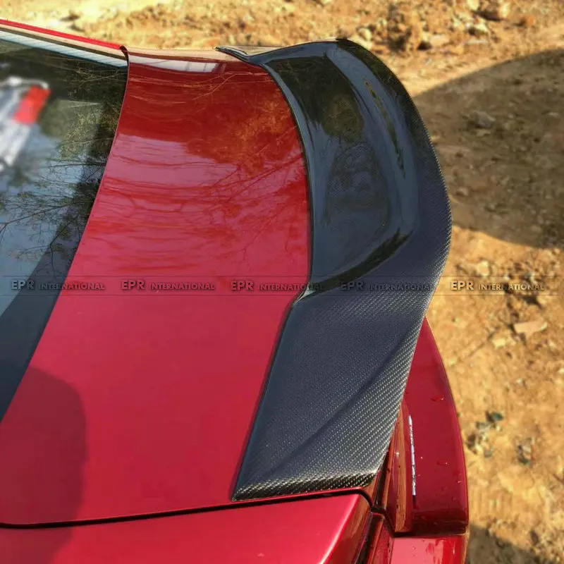 Фото Для Mazda 3, New Axela — спойлер Ducktail из углеродного волокна и фиксированное крыло под малым давлением №2