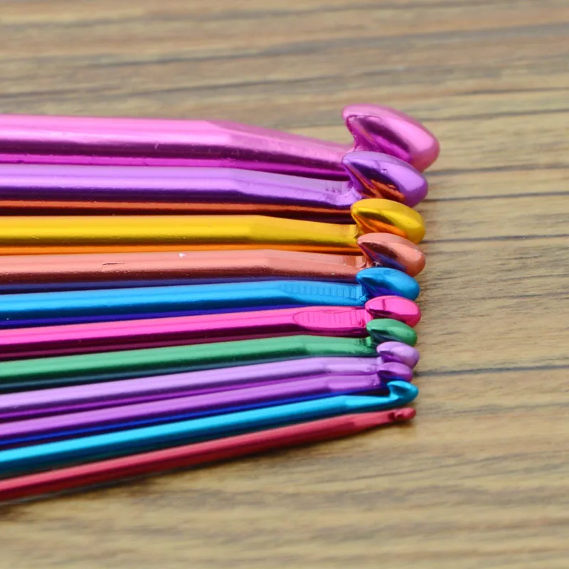 11 шт. набор длинных вязальных крючков для вязания |