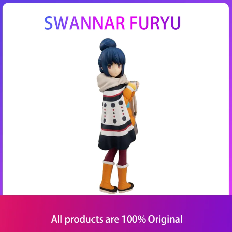 

Фигурка из ПВХ SWANNAR Furyu Yurucamp, фигурка из игры «Шима Рин», Коллекционная модель, игрушки для кукол
