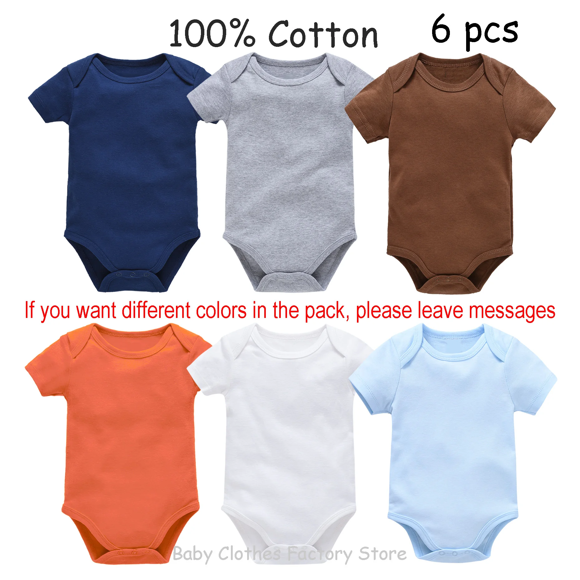 

Baby Bodysuits Summer Toddler Body Jumpers Newborn Sleepsuits Kids Onesies Solid Jumpsuits 100% Cotton 3 6 9 12 18 24 months