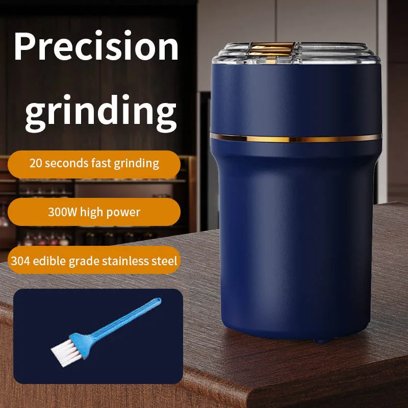 Kitchen Electric Coffee Grinder 200W Mini Salt Pepper Grinder Powerful Spice Nuts Seeds Coffee Bean Grind Machine Electronic