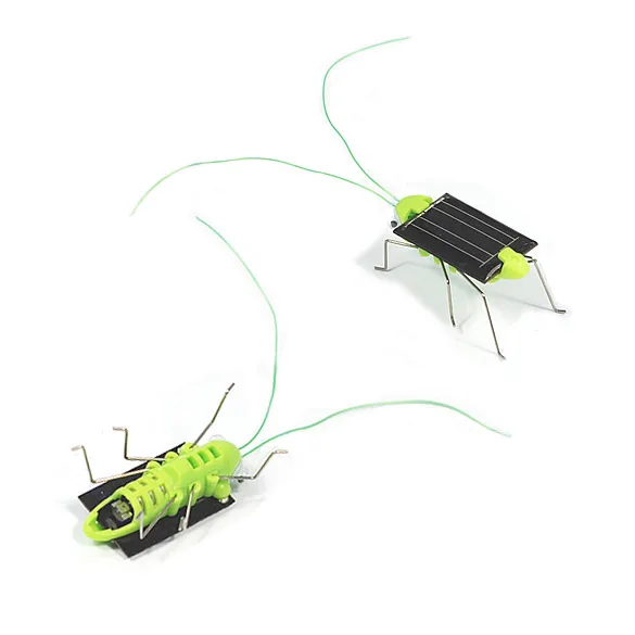 

Solar Power Robot Insect Bug Locust Grasshopper Kid Solar Toy Energy Crazy Robot Kit Children Educational Gadget Grasshoper