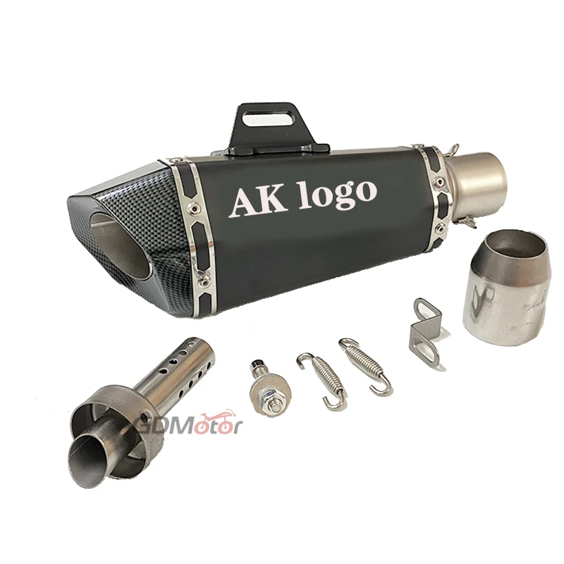 

Slip On For FZ1 R6 R15 R3 Z650 Z800 ER6N RC390 CBR1000RR Z900 PCX125 S1000RR R11 Motorcycle Exhaust Modified Escape Moto