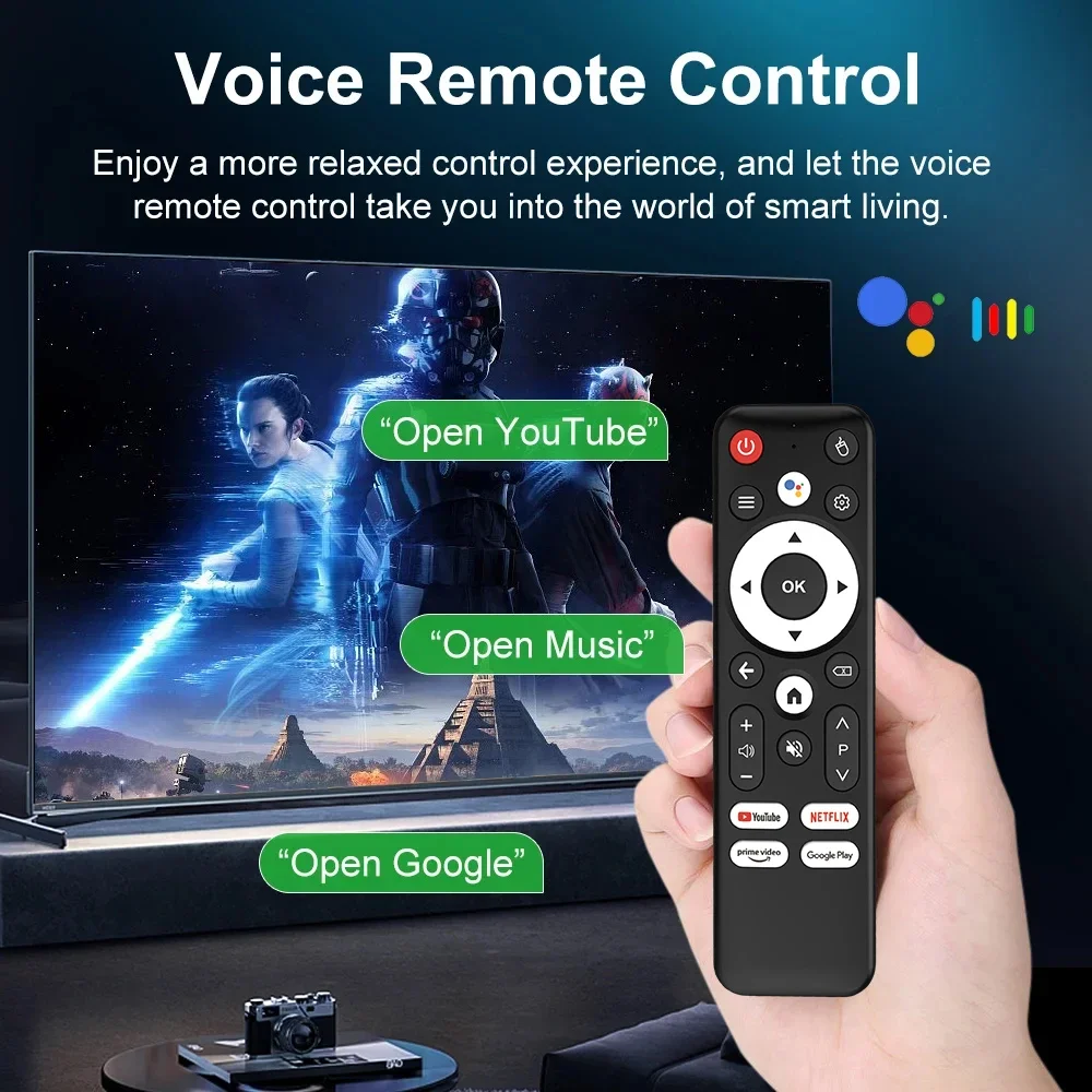 LVMAO Smart TV Box R69 Plus Android 14 Allwinner H728 1000M NETFLIX 4G Ram 64G Cortex A53 8K BT5 Wi-Fi 6 Google Voice Set Top