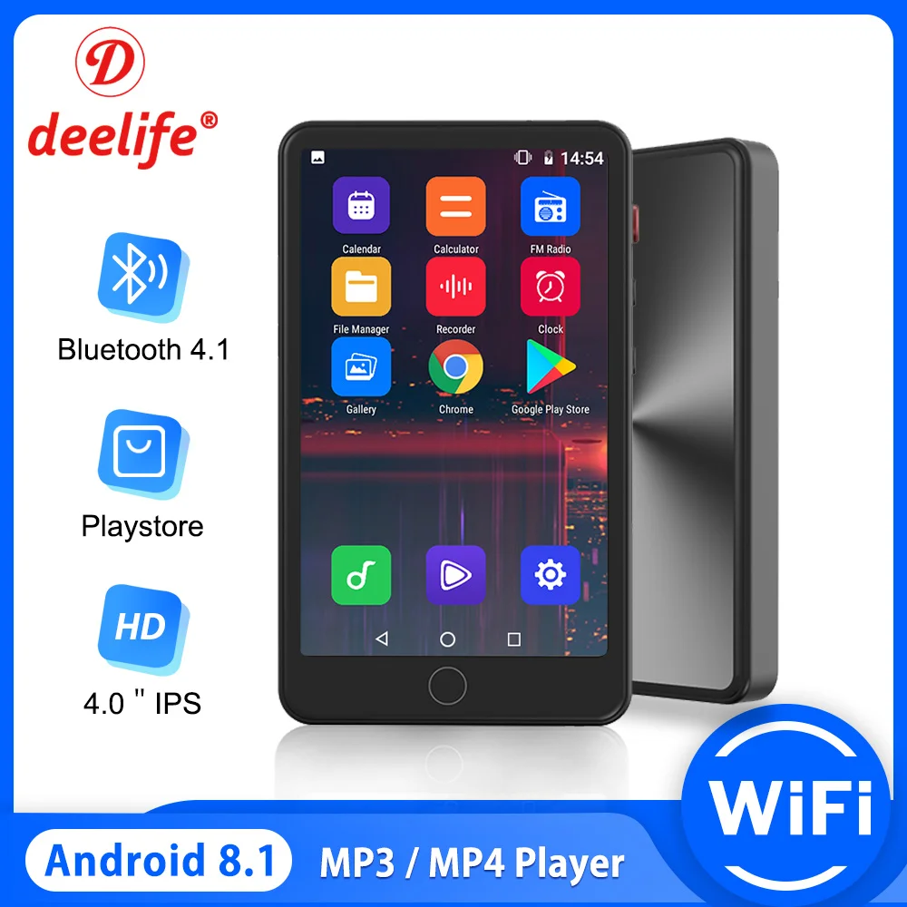 Deelife Android MP4 Player Bluetooth WiFi MP3 Music Play Touch MP 4