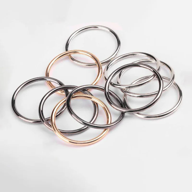 10pcs Zinc alloy 10-35mm Closed Ring Circle Earring Hoop For DIY Pendant Jewelry Making Supplies Accessories