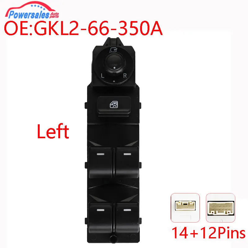 

Новый 14 + 12 контактов LHD главный автомобильный выключатель питания для Mazda 6 2014-2015 GKL2-66-350A gkl266350 A FST-MA-1065 FSTMA1065