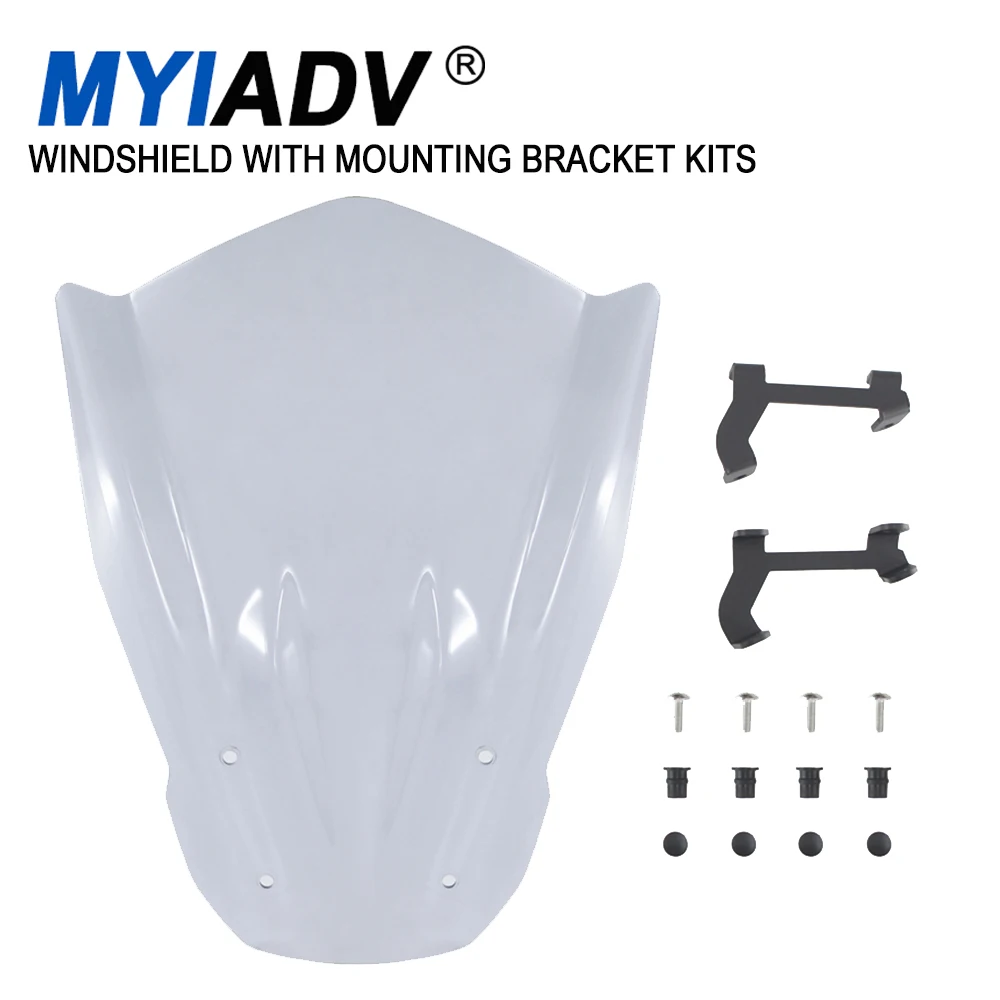 

Windshield Windscreen For YAMAHA MT07 MT-07 FZ07 FZ-07 2013 2014 2015 2016 2017 Motorcycle Wind Deflector With Mounting Bracket