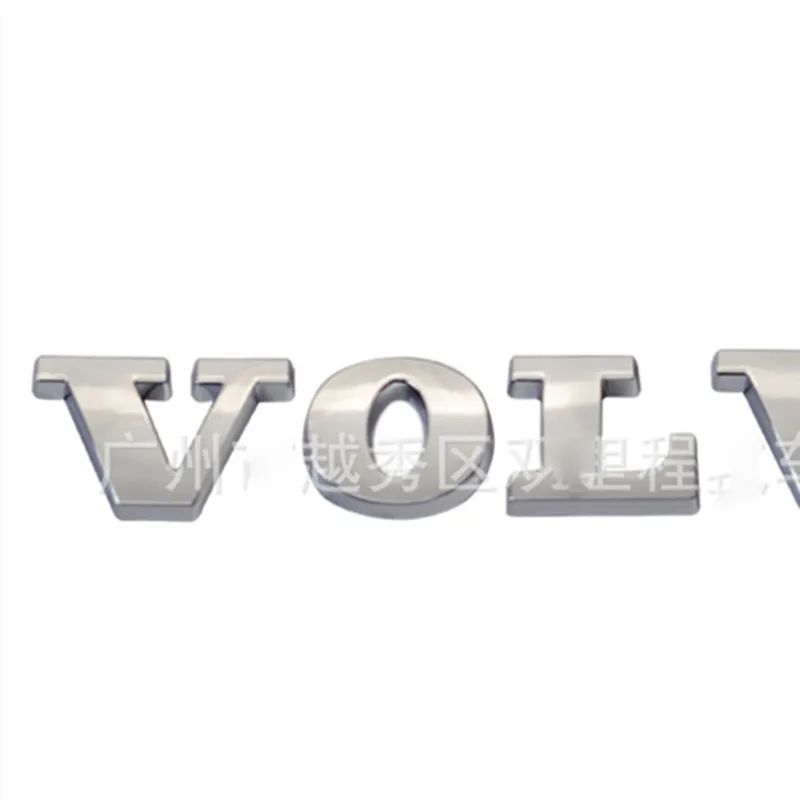 

Car Rear Boot Trunk Lid Letters Badge Emblem Logo for VOLVO C70 C30 S60 S60L XC90 XC60 V60 V40 S80 S80L Car Styling Stickers ABS