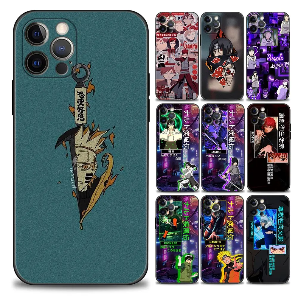 

Japanese Anime Naruto Itachi Hinata Sasuke Phone Case for iPhone 11 12 13 Pro Max 7 8 SE XR XS Max 5 5s 6 6s Plus Silicone Case