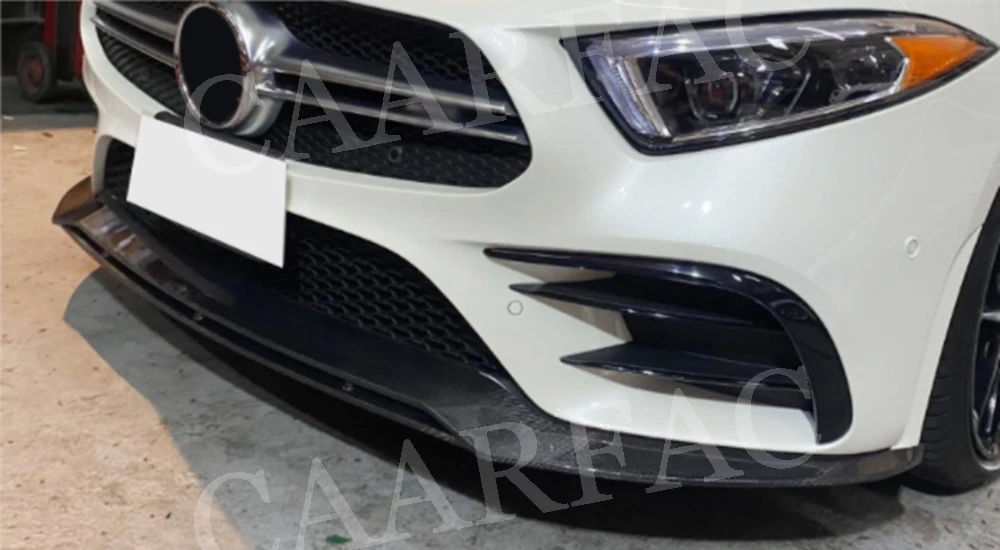 Спойлер переднего бампера из углеродного волокна для Mercedes Benz CLS Class W257 260 300 350 2019 UP M