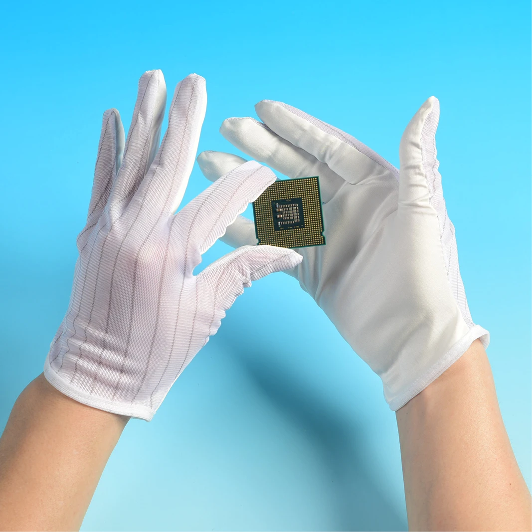 Пылезащитные тканевые статические перчатки подходят для часов ювелирные