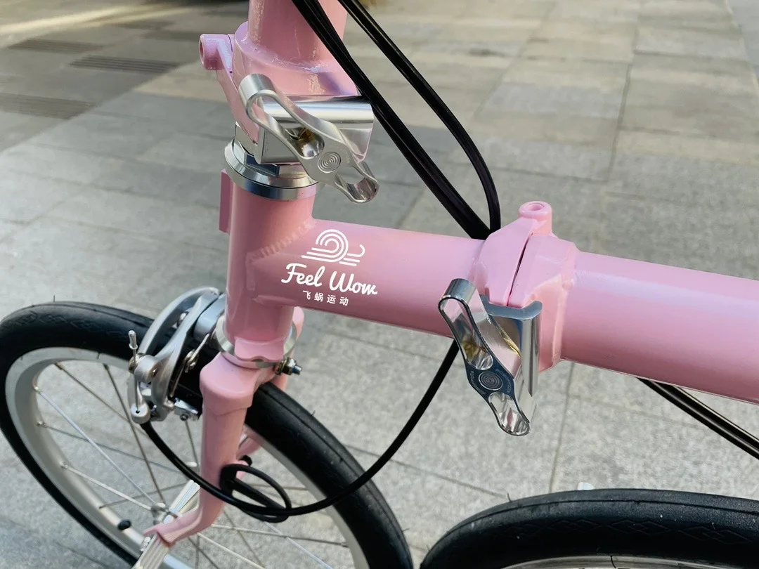 Трехскладной мини-велосипед 16-дюймовый велосипед из хромомолибденовой стали для