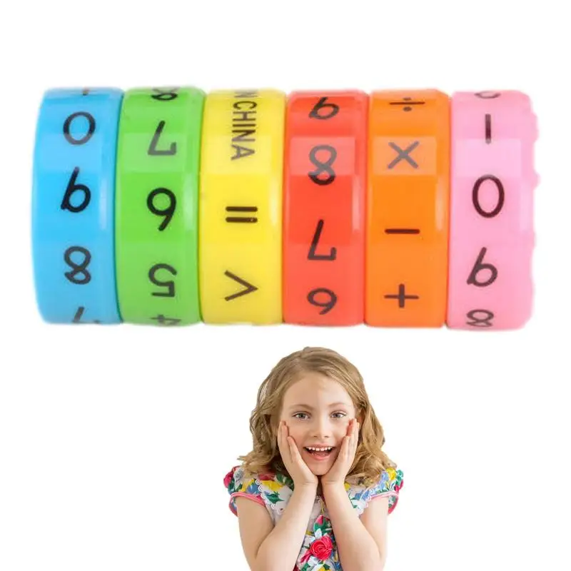 

Children Mathematics Numbers MagicCube Toy Montessori Puzzle Game Kids Learning Educational Math Puzzles Block Calculate Game