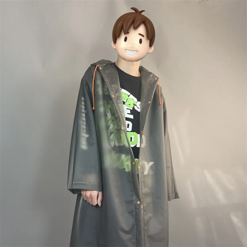 

Poncho Waterproof Raincoat Tourist Transparent Long Fashionable Raincoat Overcoat Female Casaco Masculino Camp Supplies BB50YY