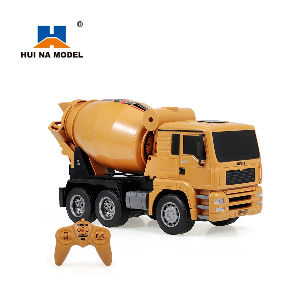 

Huina 1333 1:18 2.4g Concrete Mixer Engineering Truck Light Construction Vehicle Toys Fast Shipping
