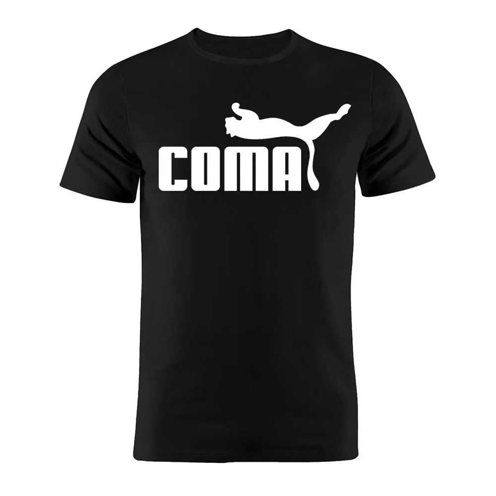 

100% Cotton Unisex T Shirt Coma Funny Parody Geek Gift Tee