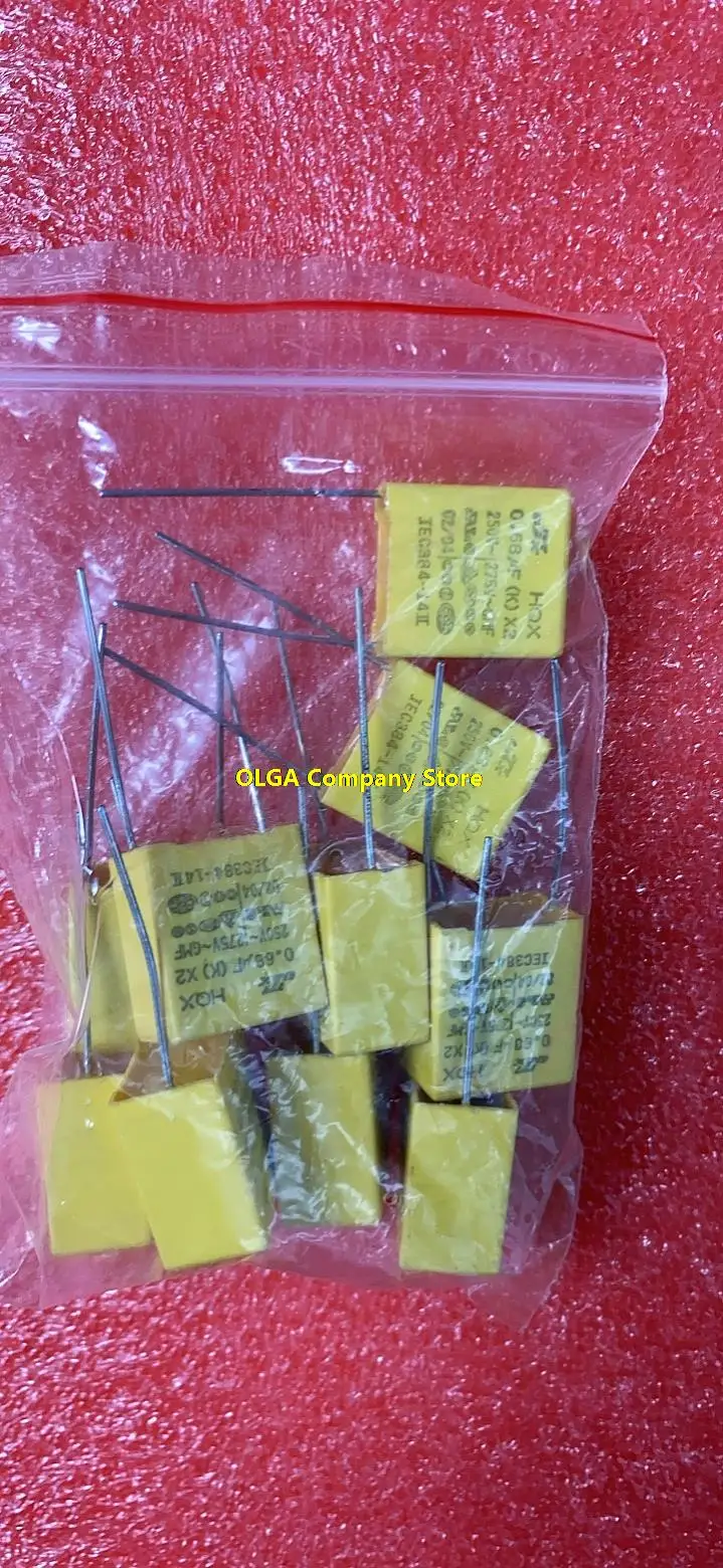 

UTX HQX X2 safety film capacitor 0.68 uf 680 nf 684 684 vac P = 15 mm