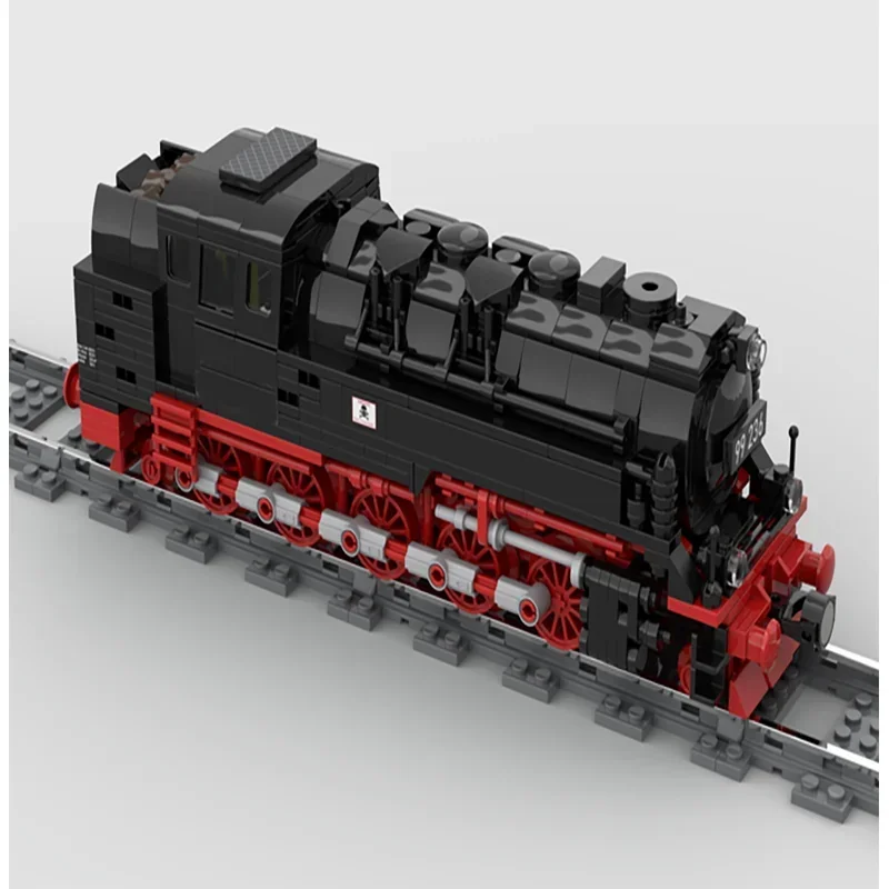 Конструктор Железнодорожный серии Moc конструктор паровой двигатель BR99 модульные