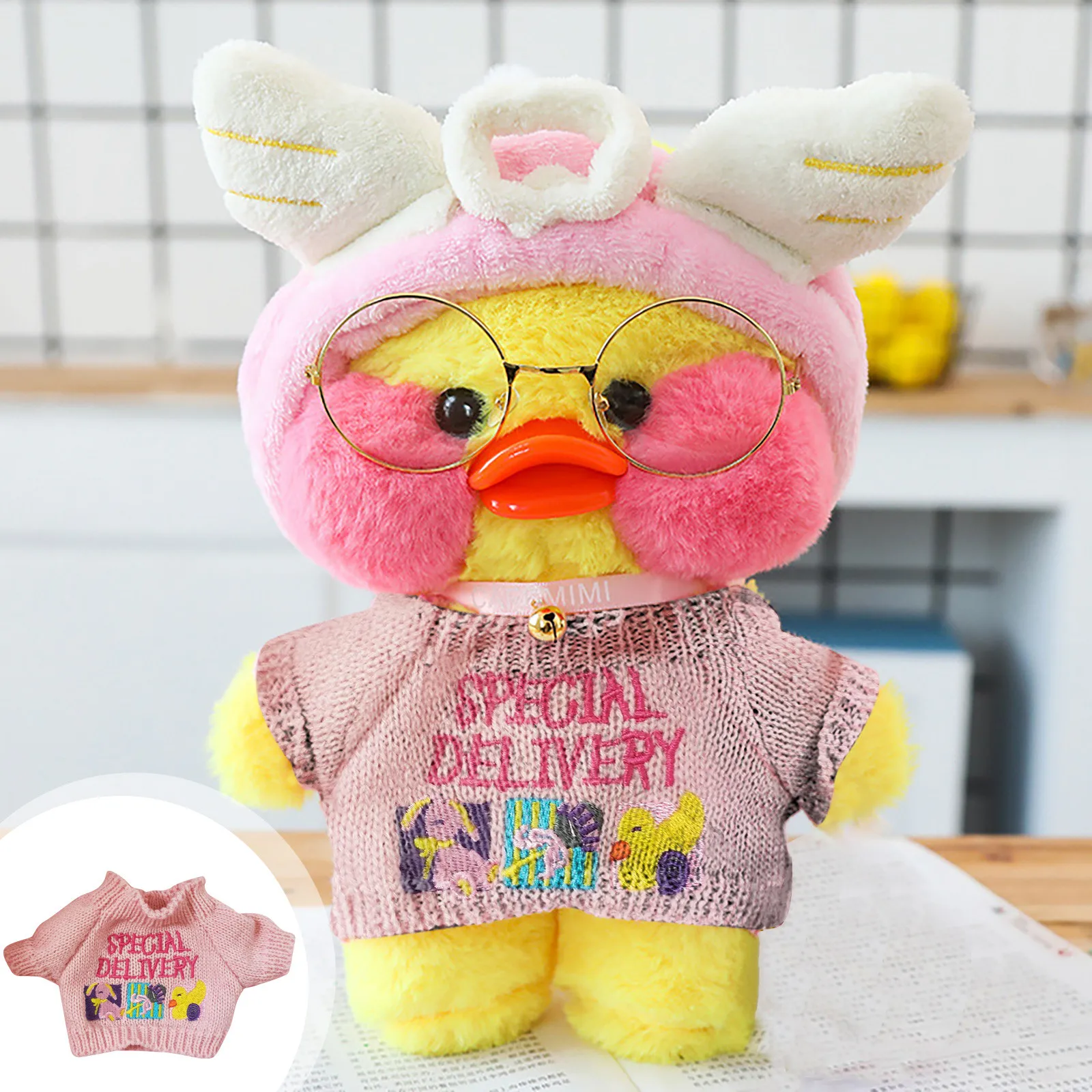 Для 30 см Утки Собака плюшевые куклы одежда костюм Высококачественная хлопковая